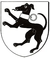 Most recent flag or coat of arms of Murbach  Abbey