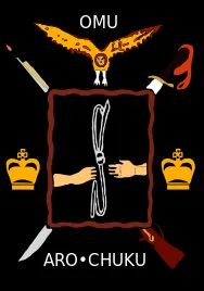 Most recent flag or coat of arms of Aro Confederacy