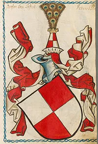 Most recent flag or coat of arms of Castell County