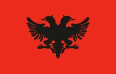 Most recent flag or coat of arms of Independent Albania