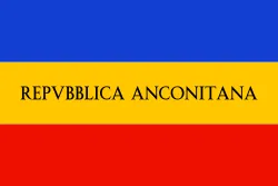 Most recent flag or coat of arms of Anconine Republic