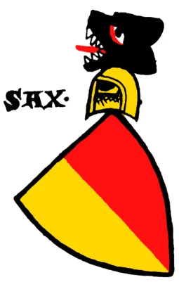 Most recent flag or coat of arms of Sax Lordship