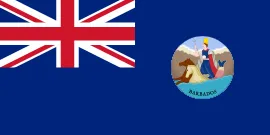 Most recent flag or coat of arms of Barbados (Great Britain)