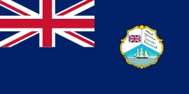 Most recent flag or coat of arms of Belize (Great Britain)