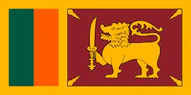 Most recent flag or coat of arms of Ceylon