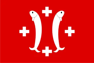 Most recent flag or coat of arms of Salm County (Salm in the Vosges)