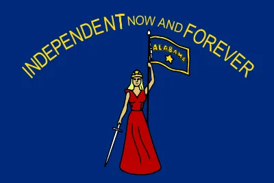 Most recent flag or coat of arms of Alabama