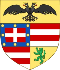 Most recent flag or coat of arms of Signoria of Carpi