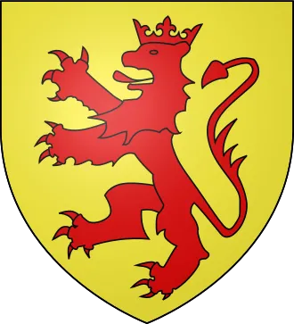 Most recent flag or coat of arms of Forcalquier County