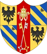 Most recent flag or coat of arms of Carpegna County