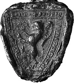 Most recent flag or coat of arms of Domain of Ugrin Csak