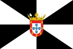 Most recent flag or coat of arms of ceuta 