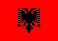 Most recent flag or coat of arms of Republic of Albania