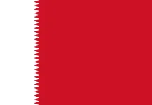 Most recent flag or coat of arms of Bahrain (Great Britain)