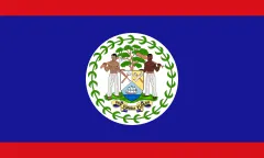 Most recent flag or coat of arms of Belize
