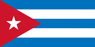 Most recent flag or coat of arms of Republic of Cuba (USA)