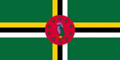 Most recent flag or coat of arms of Commonwealth of dominica