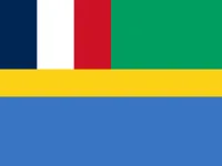 Most recent flag or coat of arms of Gabon (France)