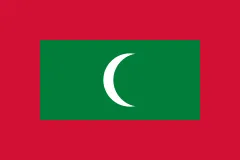Most recent flag or coat of arms of Republic of Maldives