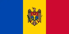 Most recent flag or coat of arms of moldova