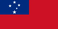 Most recent flag or coat of arms of Independent State of Samoa
