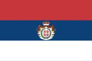 Most recent flag or coat of arms of Principality of Serbia