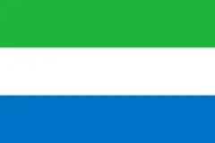 Most recent flag or coat of arms of Republic of Sierra Leone