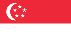 Most recent flag or coat of arms of Republic of Singapore