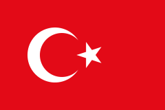 Most recent flag or coat of arms of turkey