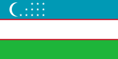 Most recent flag or coat of arms of uzbekistan