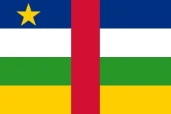 Most recent flag or coat of arms of central african republic