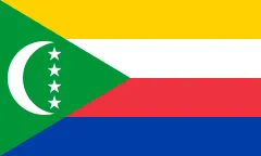 Most recent flag or coat of arms of comoros