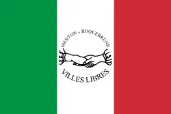 Most recent flag or coat of arms of Free Cities of Mentone and Roccabruna