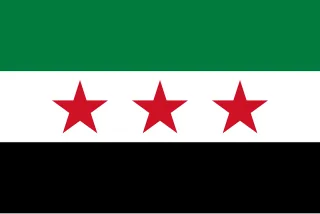 Most recent flag or coat of arms of Syrian Transitional Government