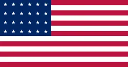 Most recent flag or coat of arms of Arkansas Territory