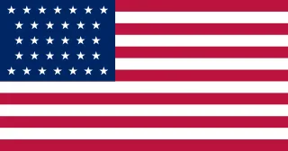 Most recent flag or coat of arms of Territory of Oregon