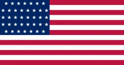 Most recent flag or coat of arms of Department of Alaska
