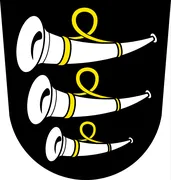 Most recent flag or coat of arms of Marstetten County