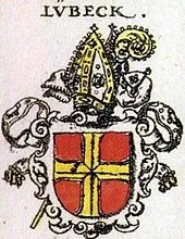 Most recent flag or coat of arms of Lübeck Prince-Bishopric
