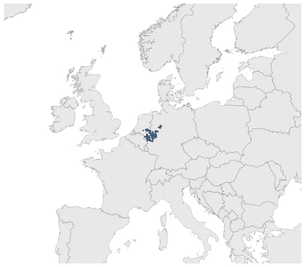 Duchy of Jülich-Kleve-Berg-Mark: Maximal extension of the polity