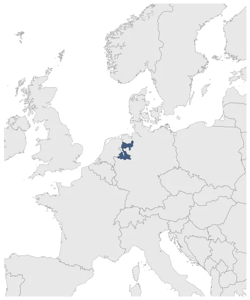 Münster Prince-Bishopric: Maximal extension of the polity