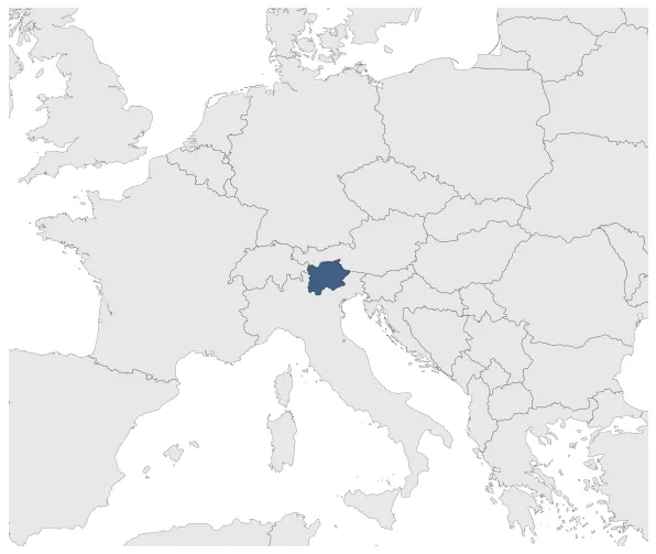 Operational Zone of the Alpine Foothills: Maximal extension of the polity