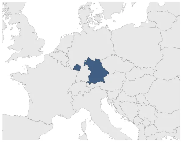 People's State of Bavaria: Maximal extension of the polity
