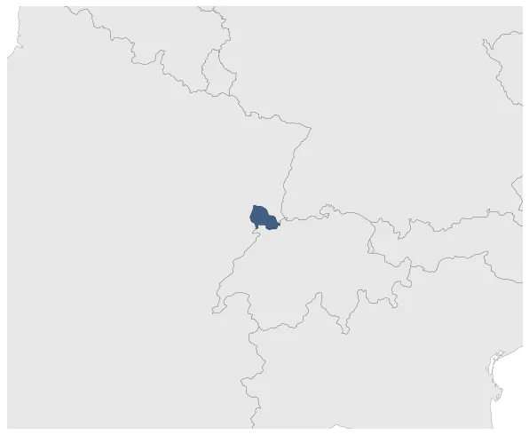 Pfirt County: Maximal extension of the polity