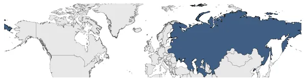 Russian Empire: Maximal extension of the polity