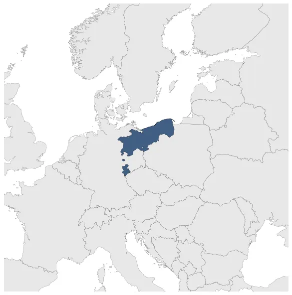 Slavic Tribes: Maximal extension of the polity