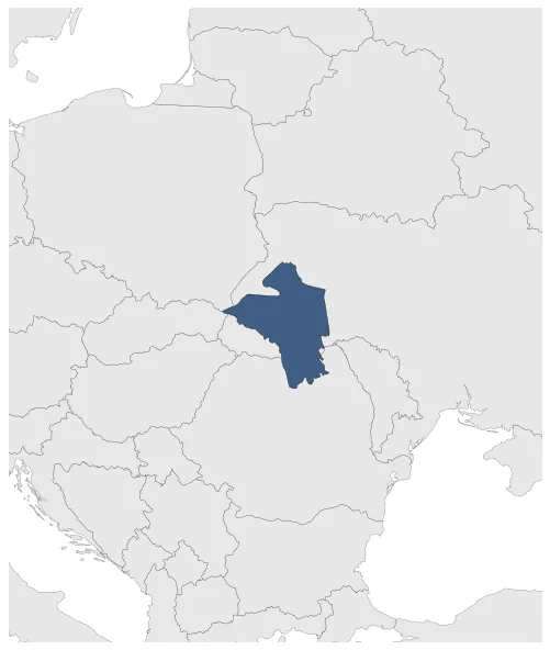 West Ukrainian People's Republic: Maximal extension of the polity